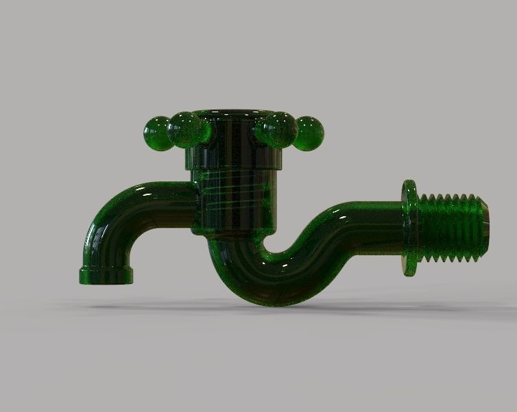 Water Tap 3D print model_4