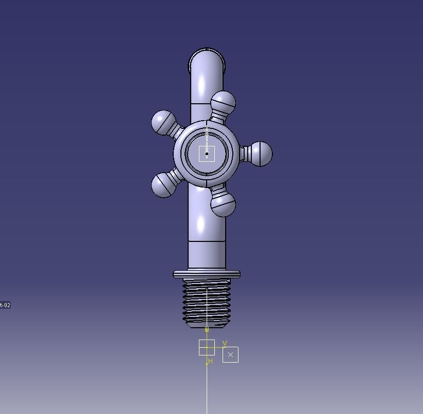 Water Tap 3D print model_10