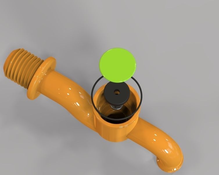Water Tap 3D print model_16