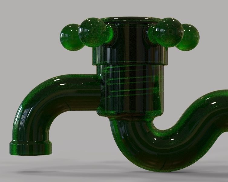 Water Tap 3D print model_2