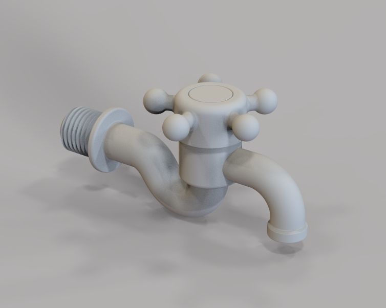 Water Tap 3D print model_23
