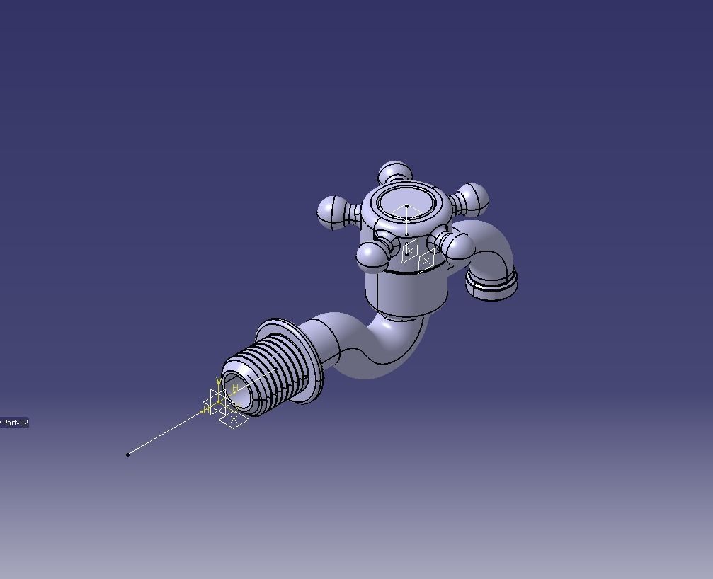 Water Tap 3D print model_24