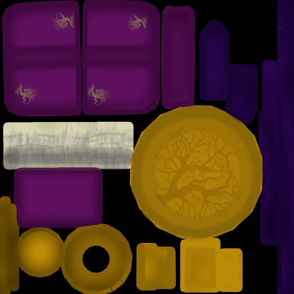 Stylized book Low-poly 3D model_10