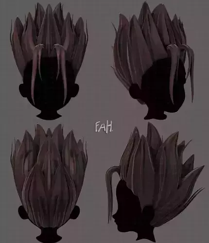  3D Hair style for boy V64