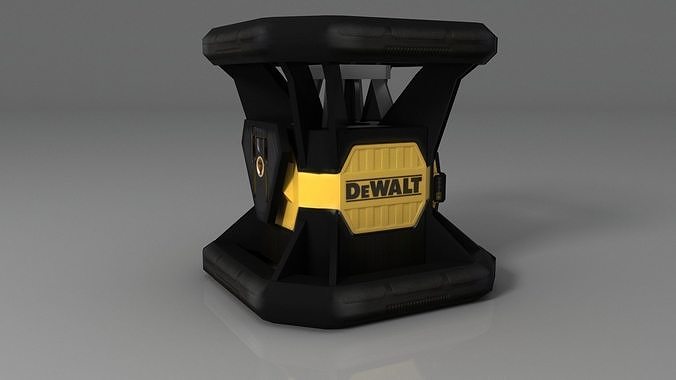 DEWALT 20V Max Green Rotary Tough Laser DW079LG Low-poly 3D model