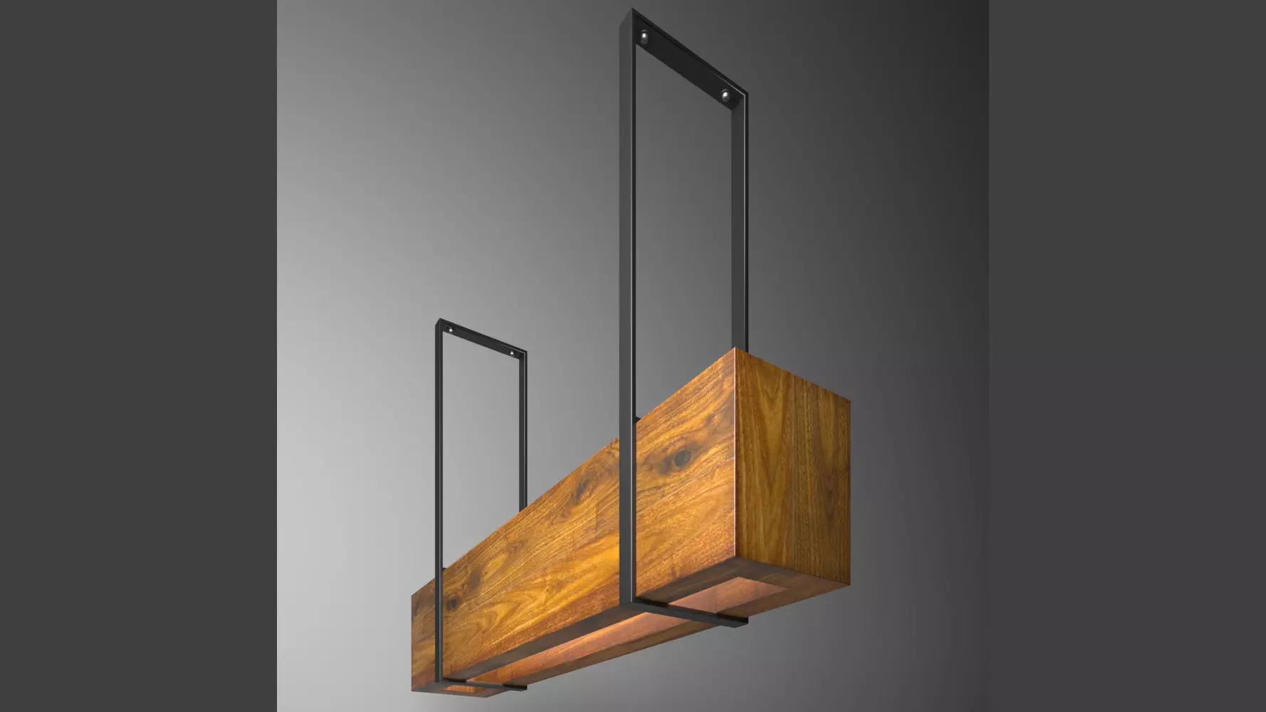 wooden light  Free 3D model_0