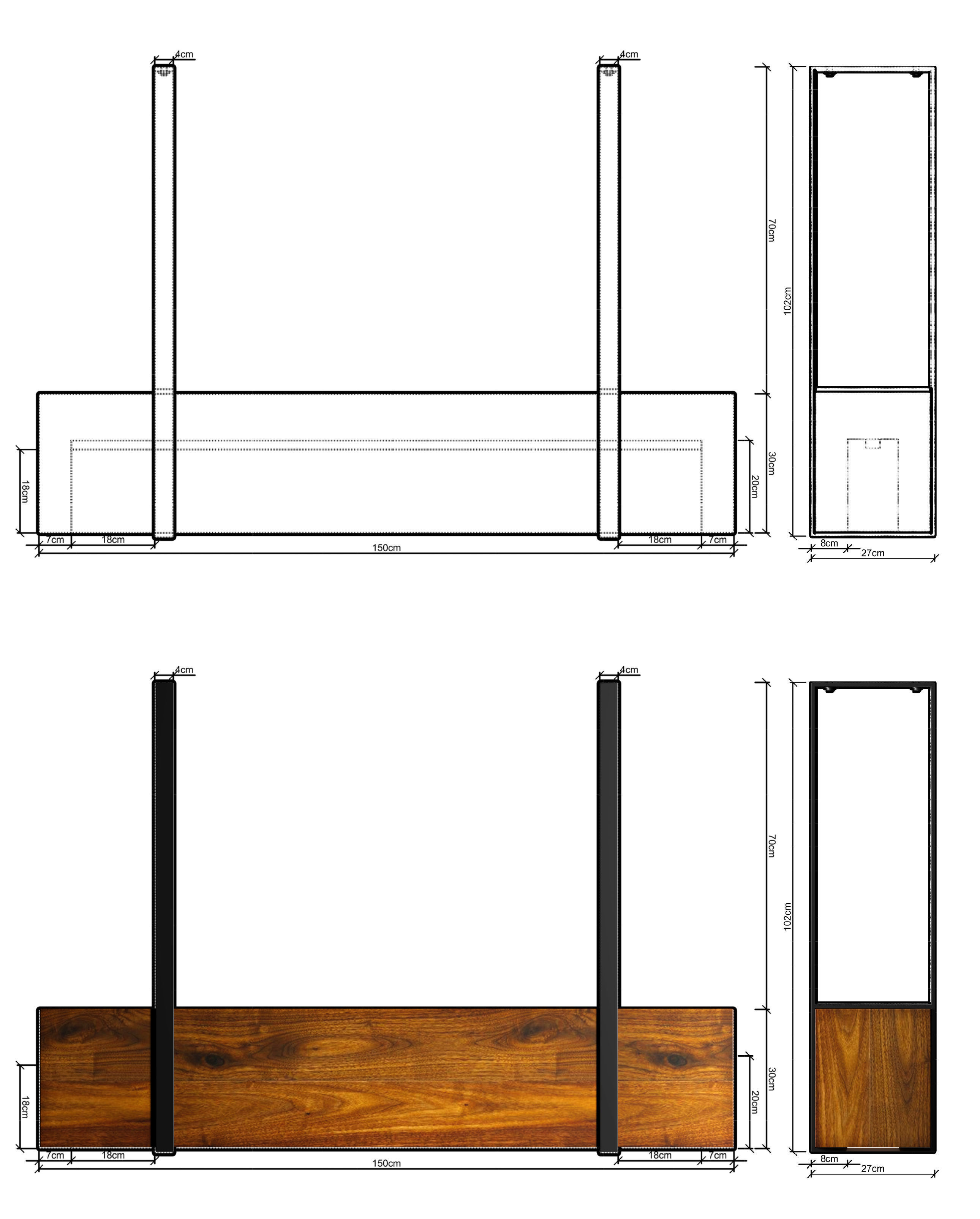 wooden light  Free 3D model_3