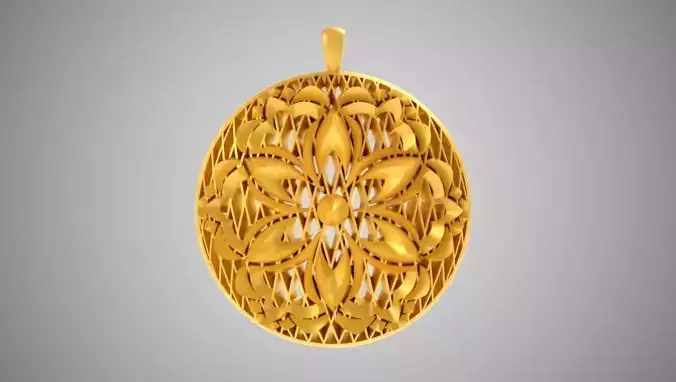 Floral Cambered Necklace