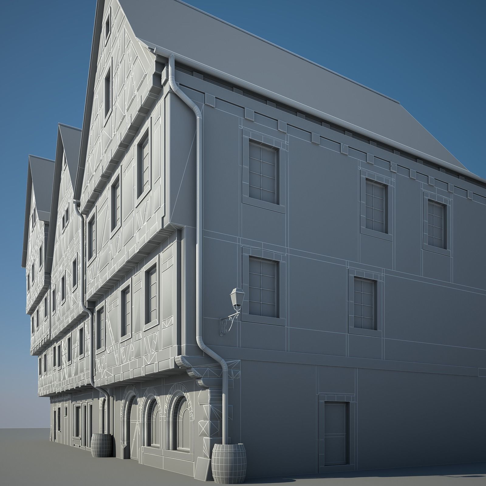 Medieval Houses III 3D model_14