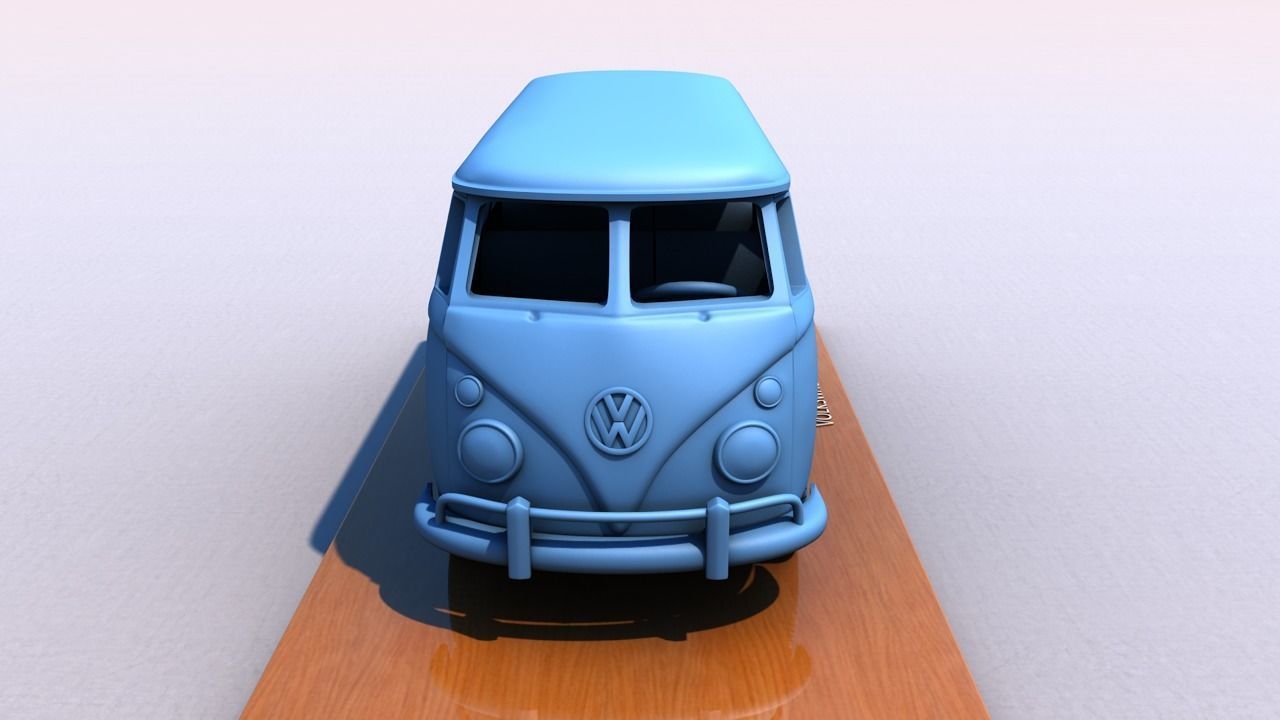 VOLKSWAGEN TYPE 1 COMBI 1951 3D print model_6