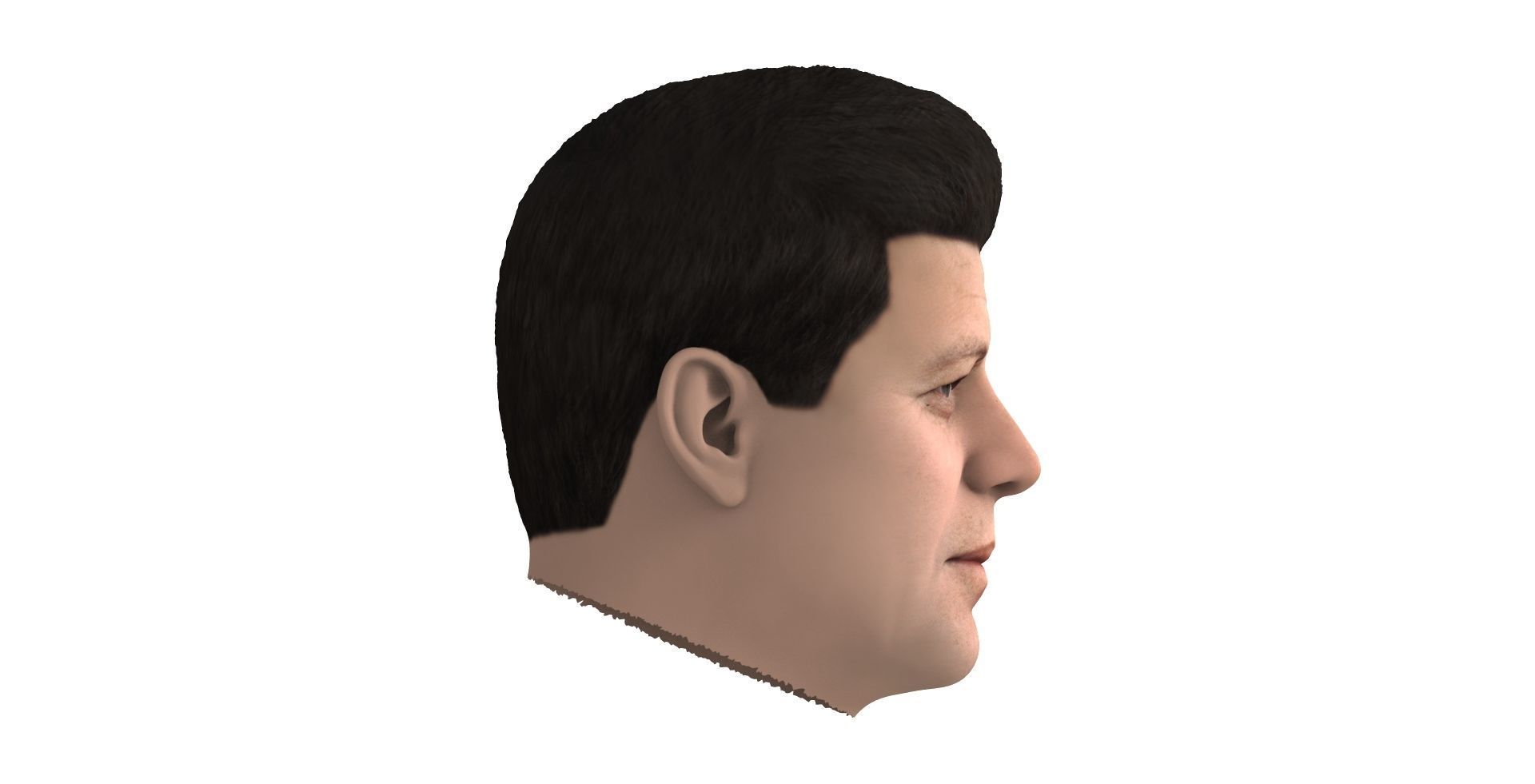 John Fitzgerald Kennedy 3D model_5