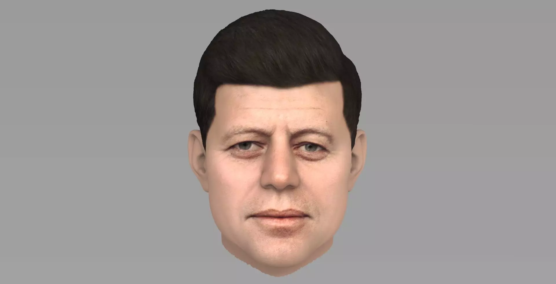 John Fitzgerald Kennedy 3D model_0