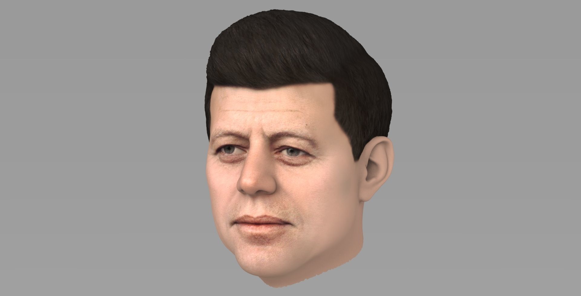 John Fitzgerald Kennedy 3D model_1