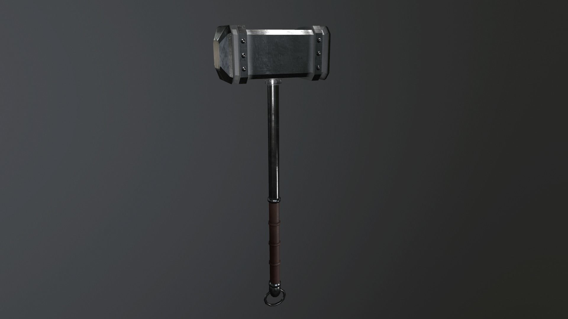 Game-Ready Medieval Weapons Pack Low-poly 3D model_12