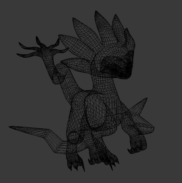 Velocizolt Pokemon 3D model_6