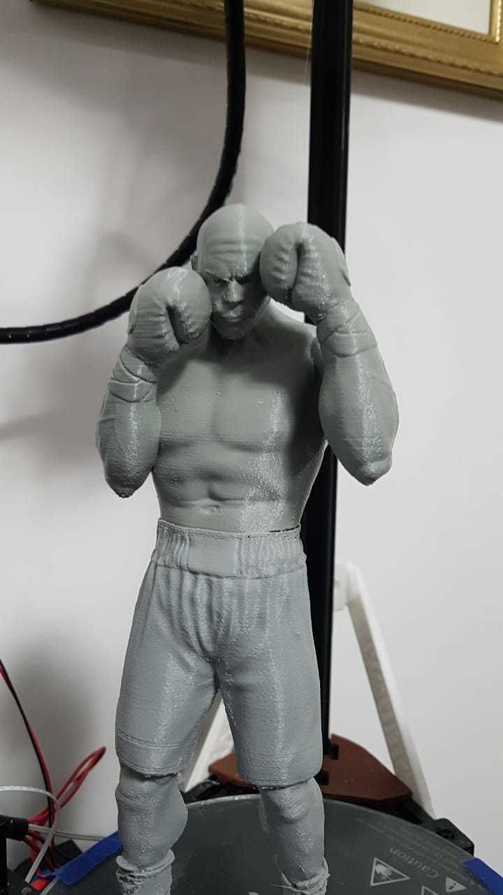 Boxer gold boxing statues 3D model 3D printable | CGTrader