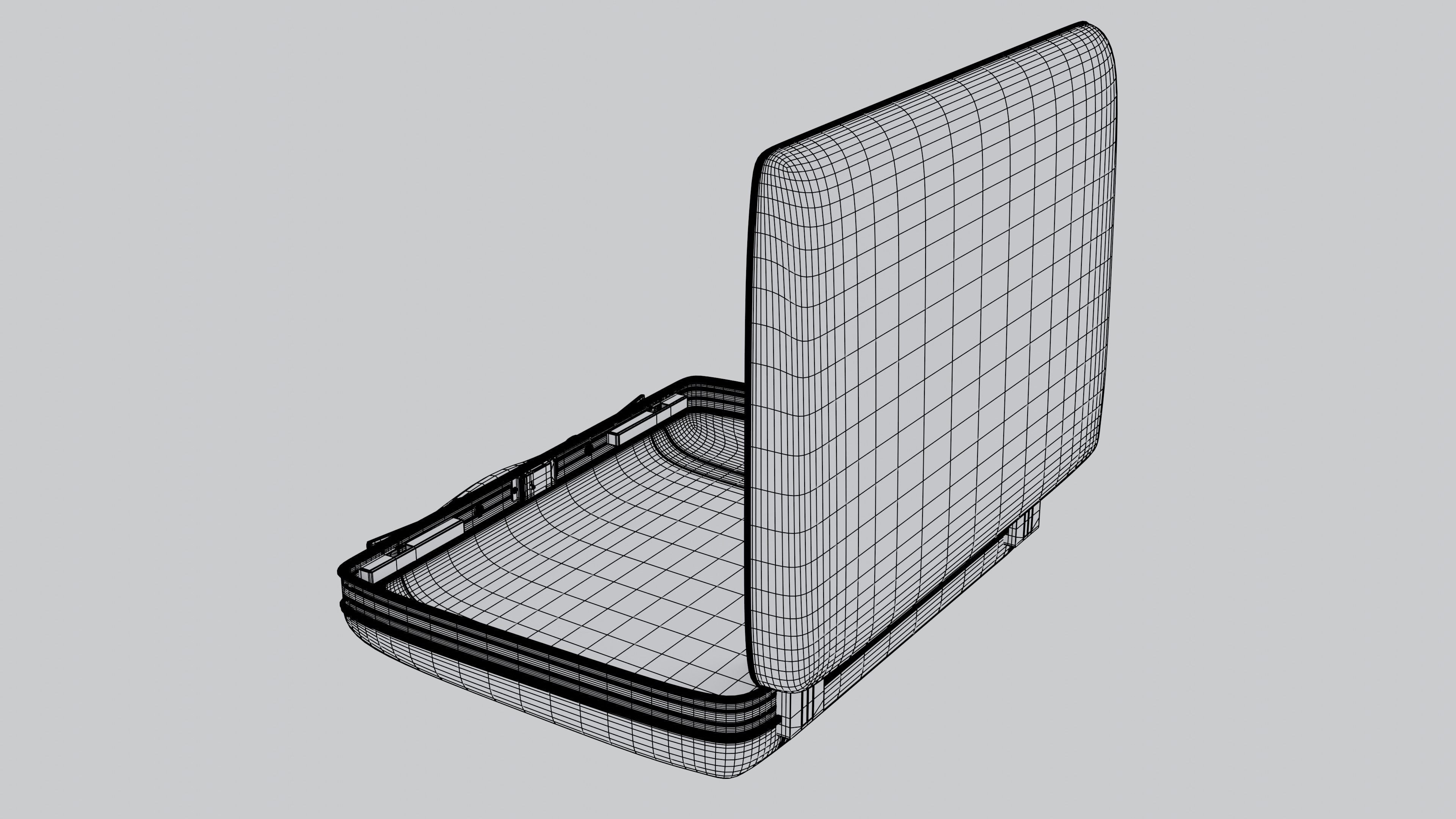 a neat detailed Briefcase 3D model_9