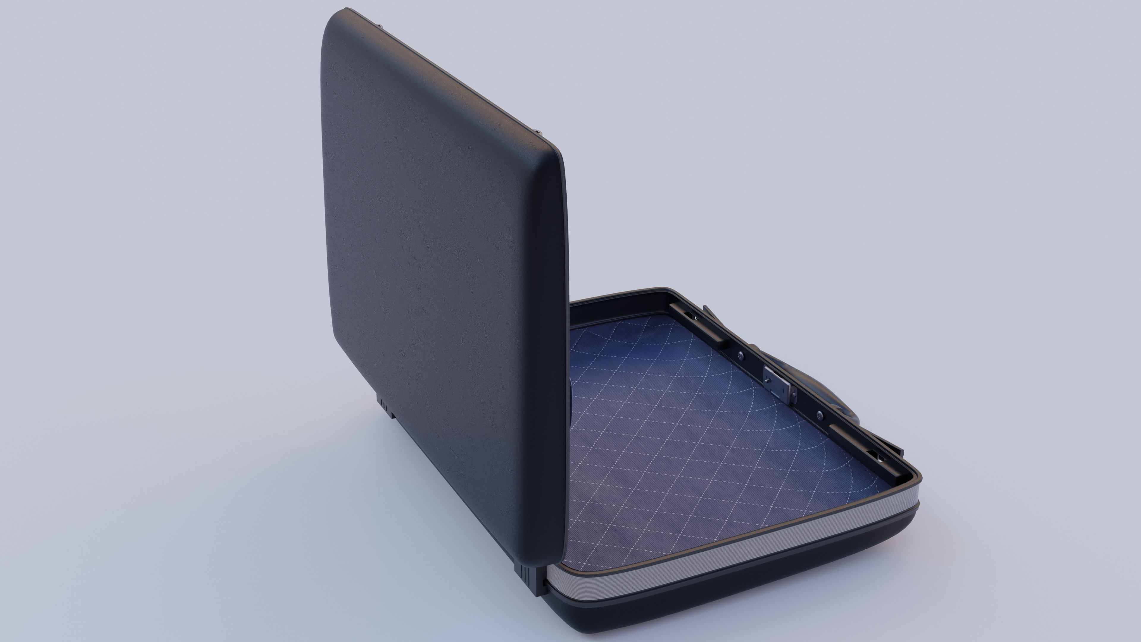 a neat detailed Briefcase 3D model_2