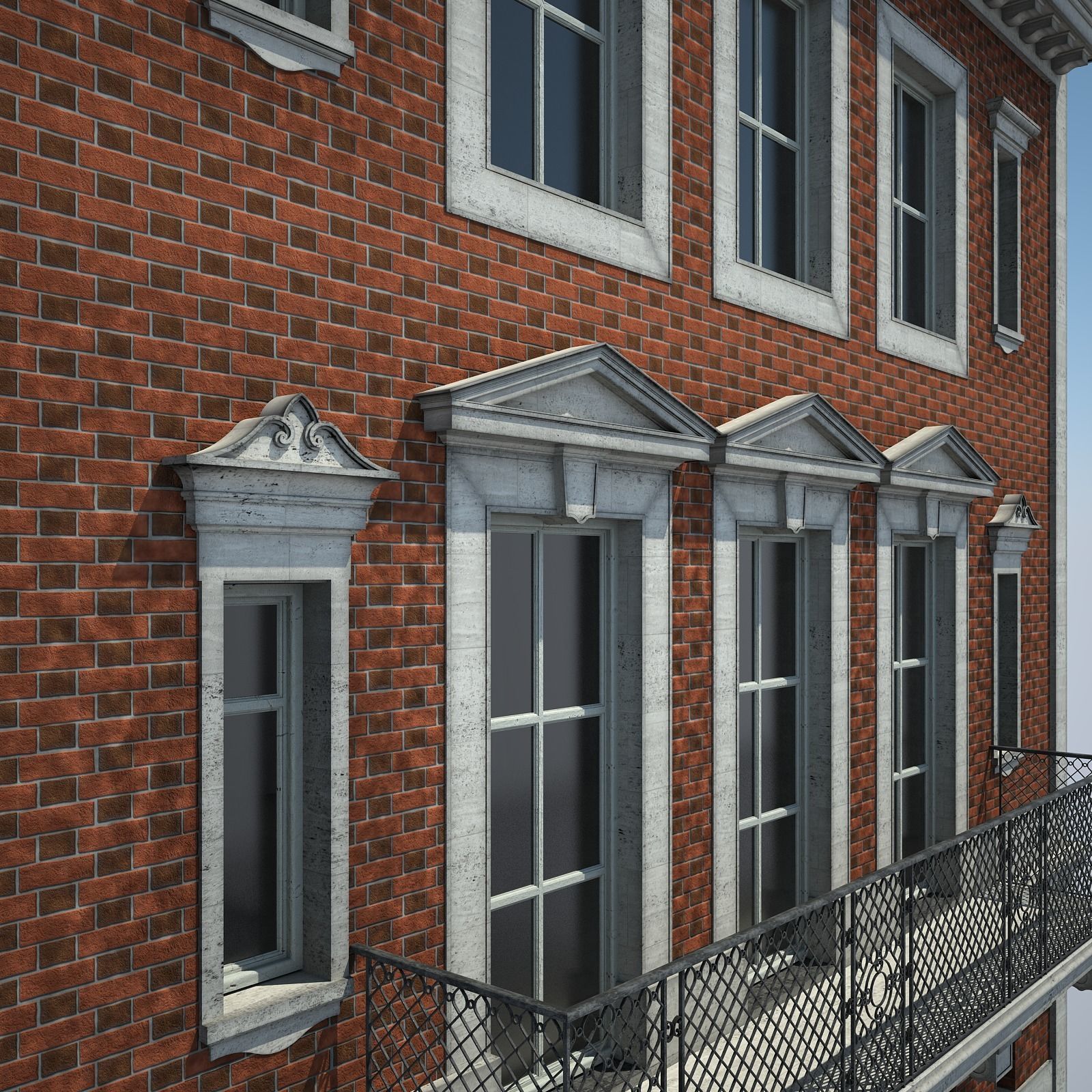 Old Building I 3D model_8