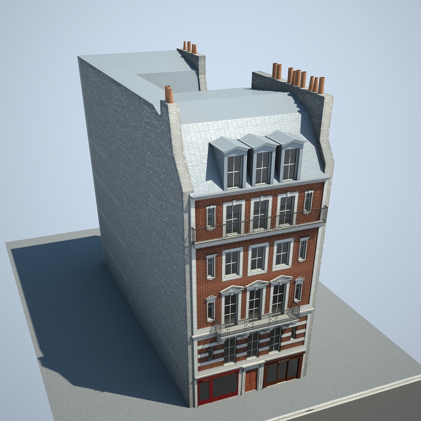 Old Building I 3D model_9