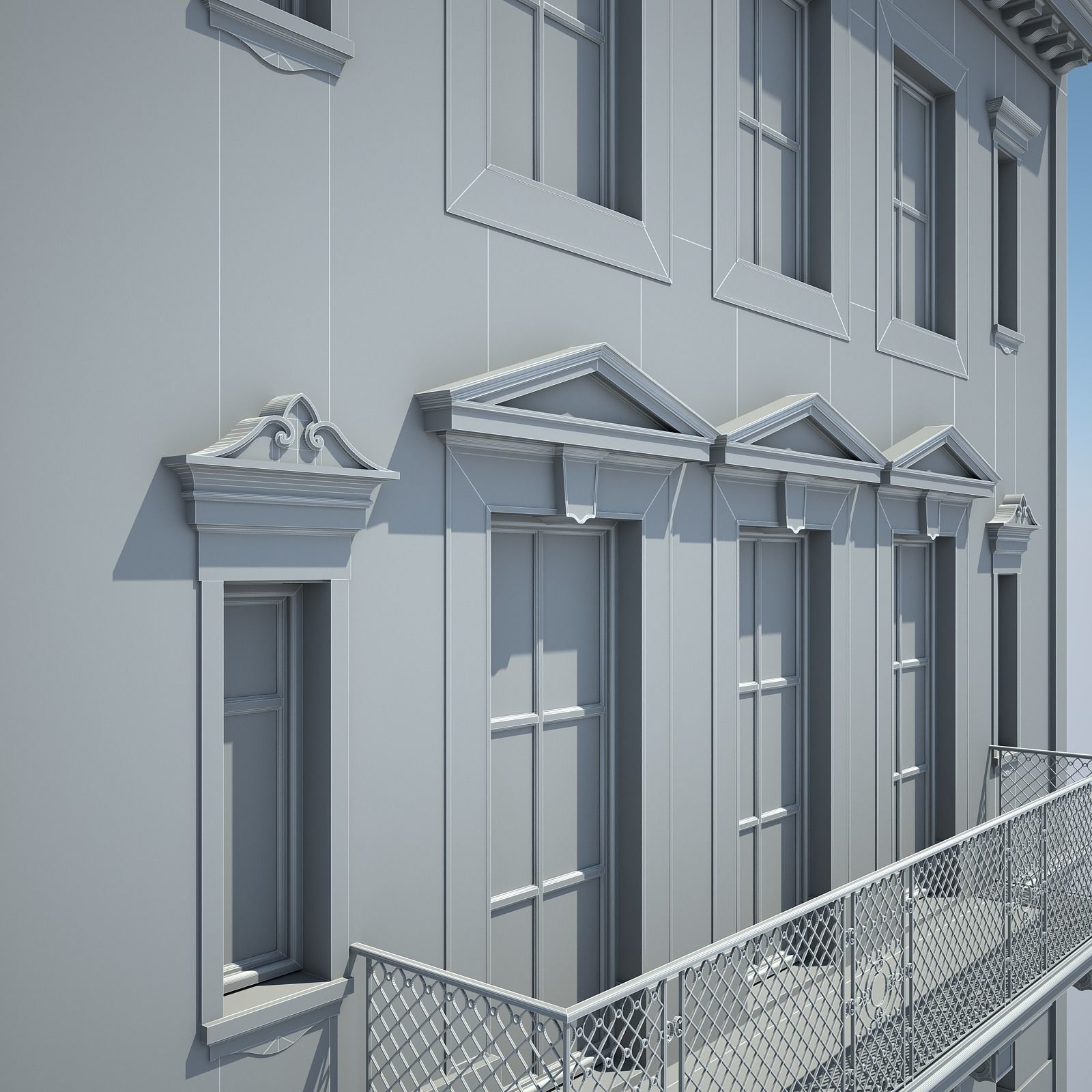 Old Building I 3D model_17