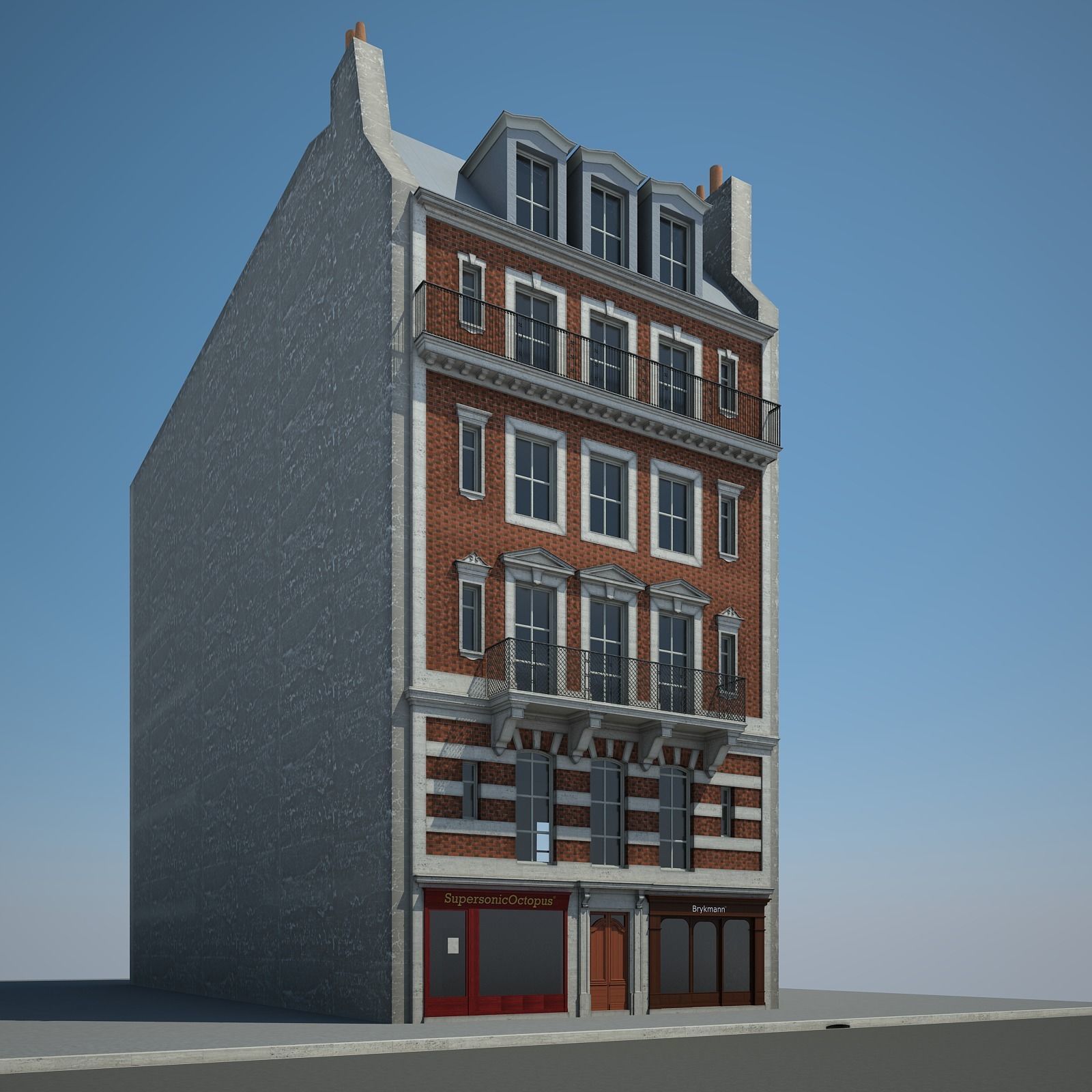 Old Building I 3D model_1