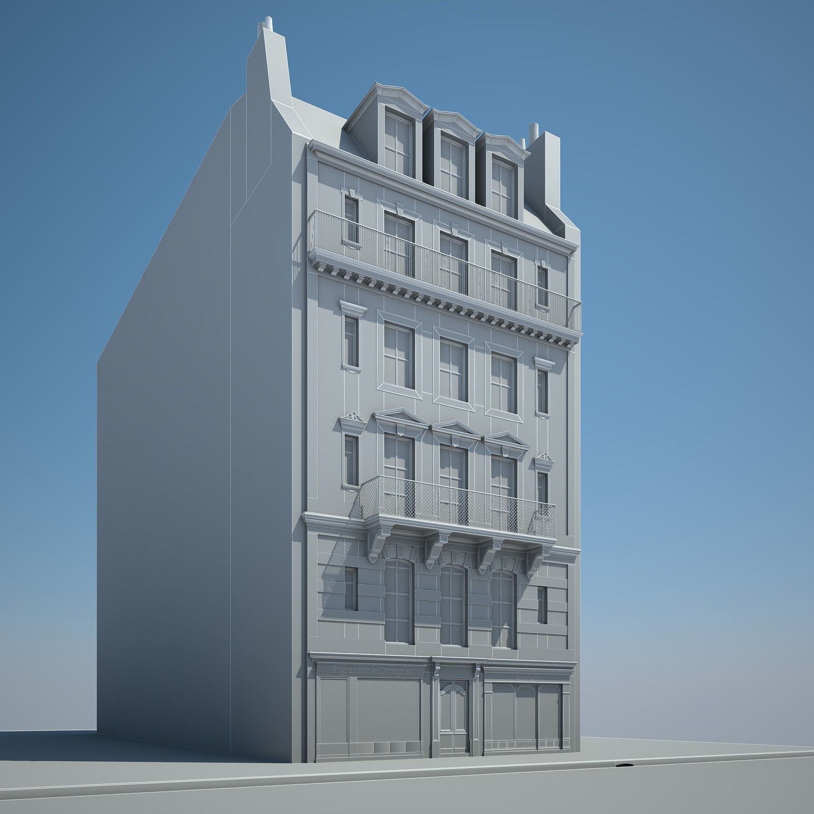 Old Building I 3D model_11