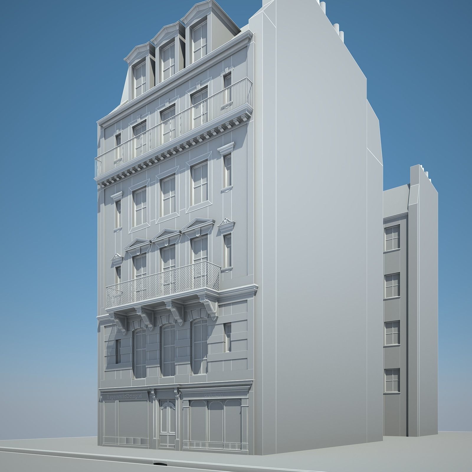 Old Building I 3D model_12