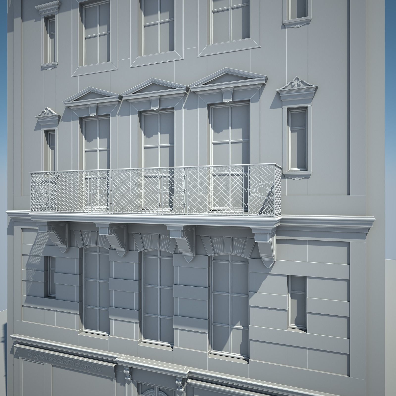 Old Building I 3D model_13