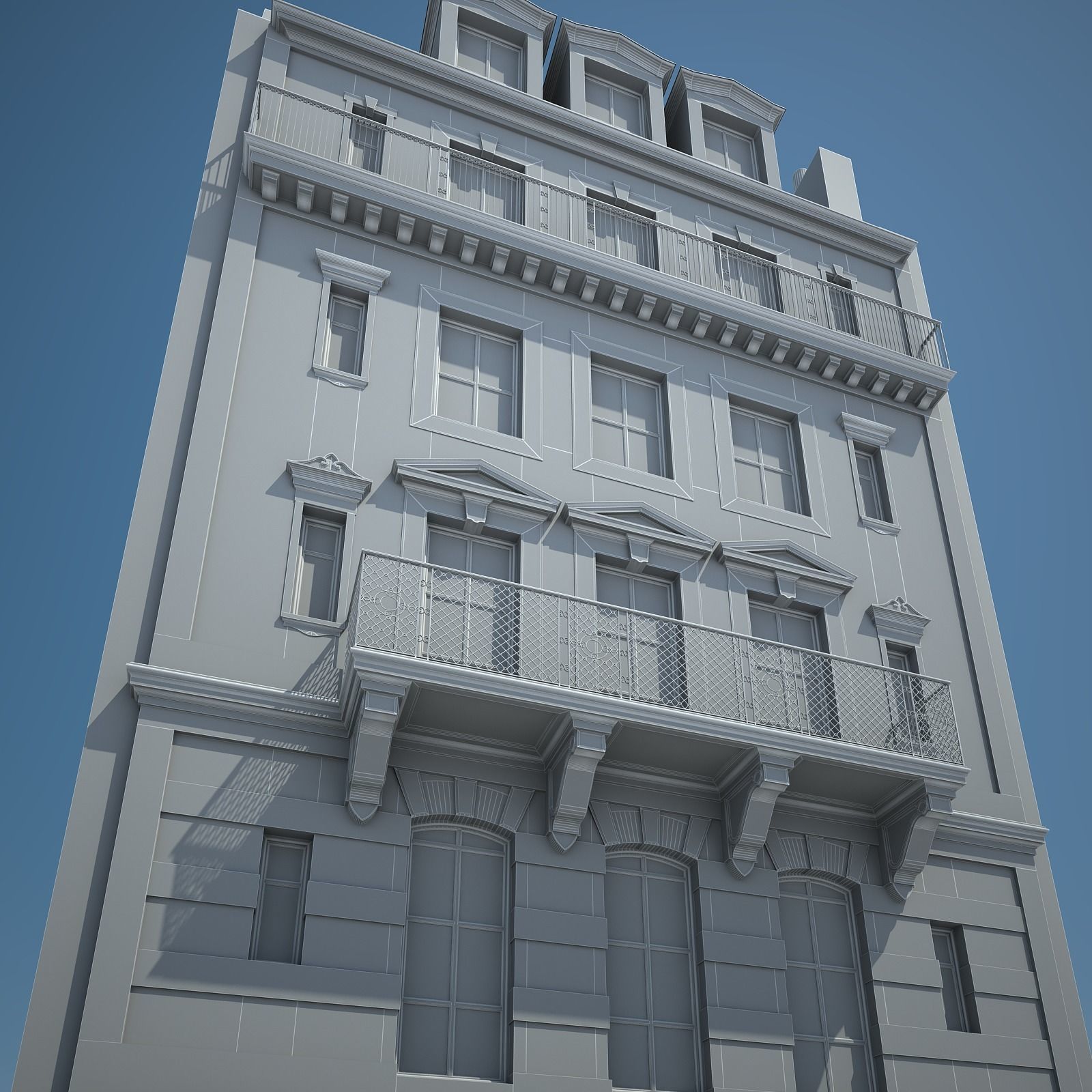 Old Building I 3D model_10