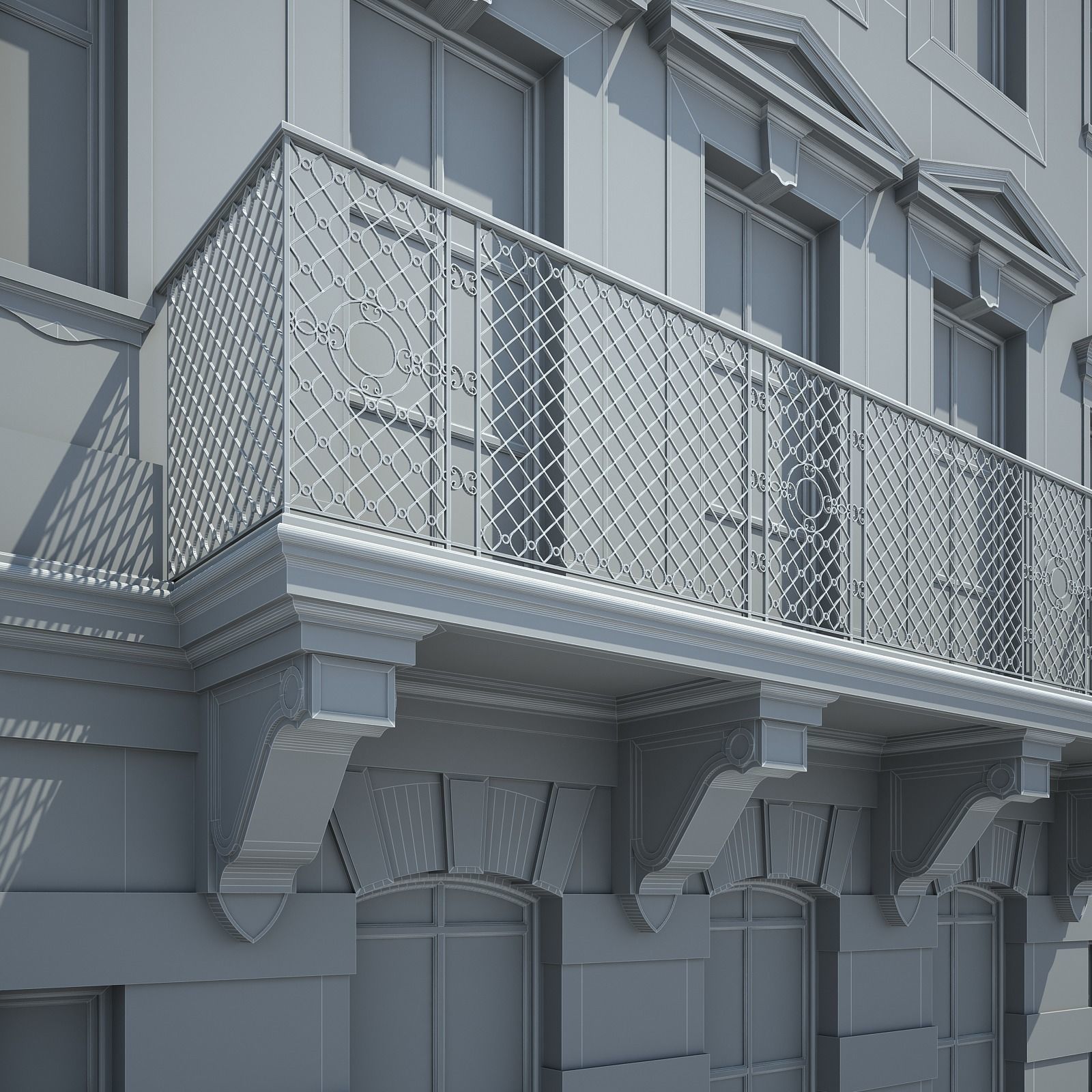 Old Building I 3D model_16