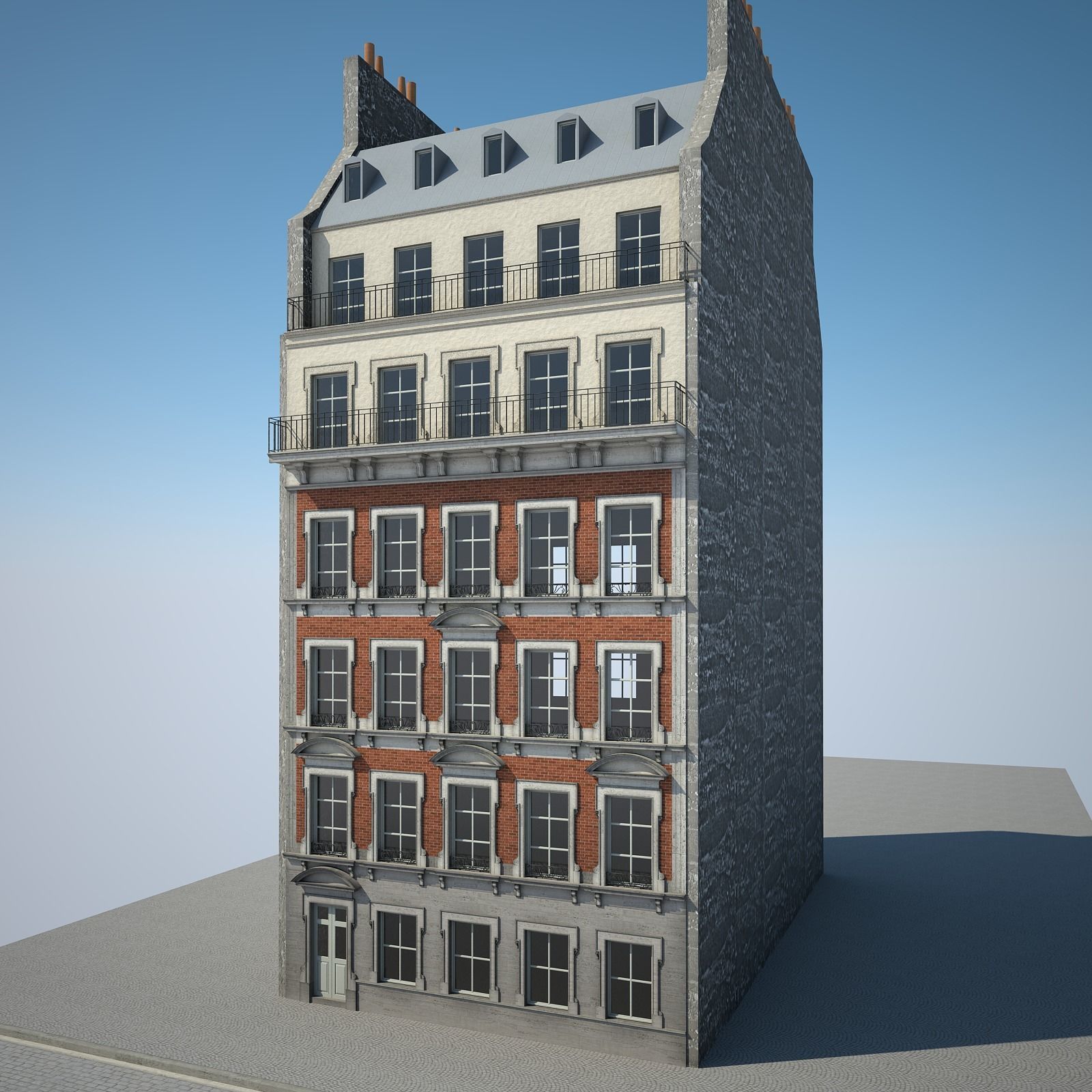 Old Building II 3D model_5