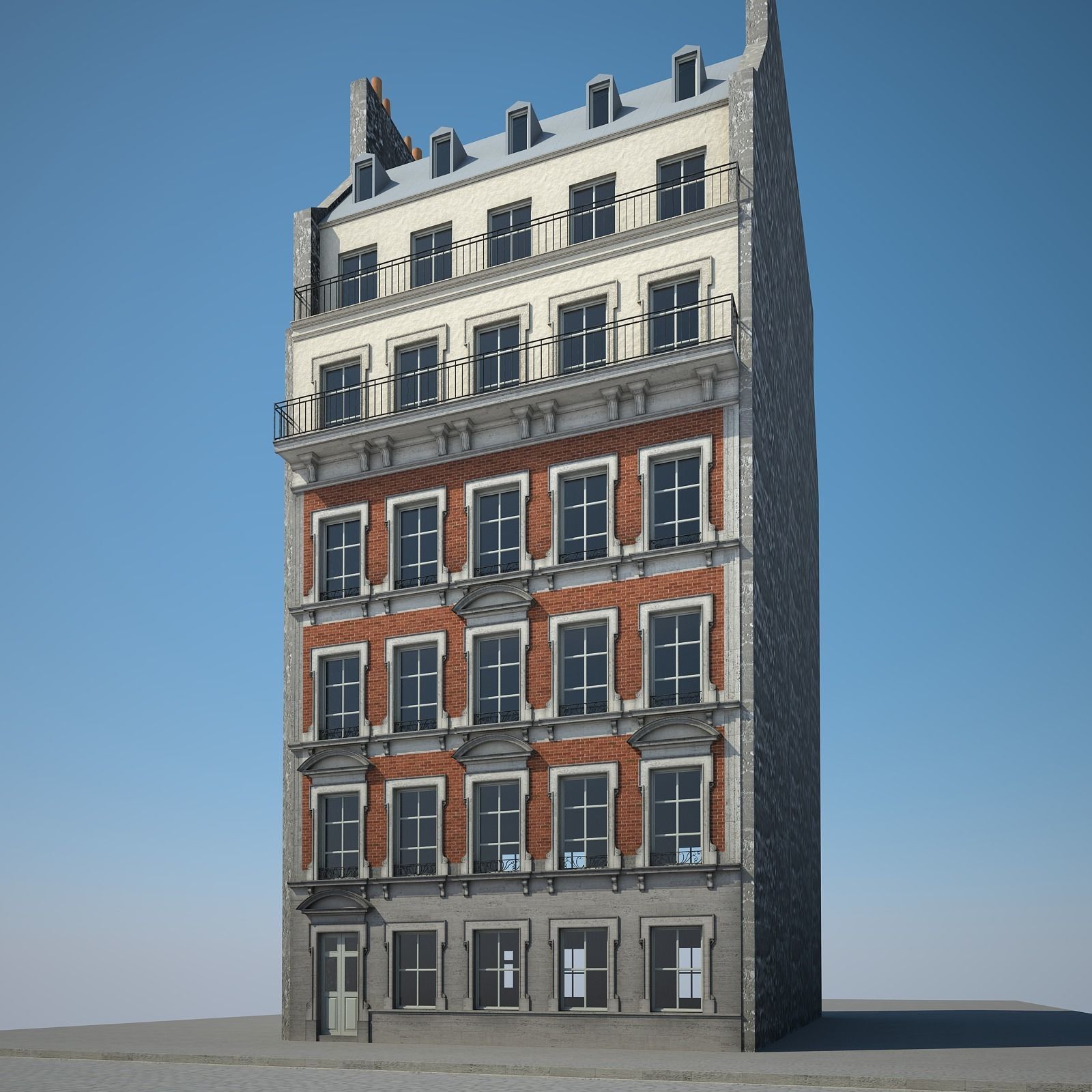 Old Building II 3D model_1