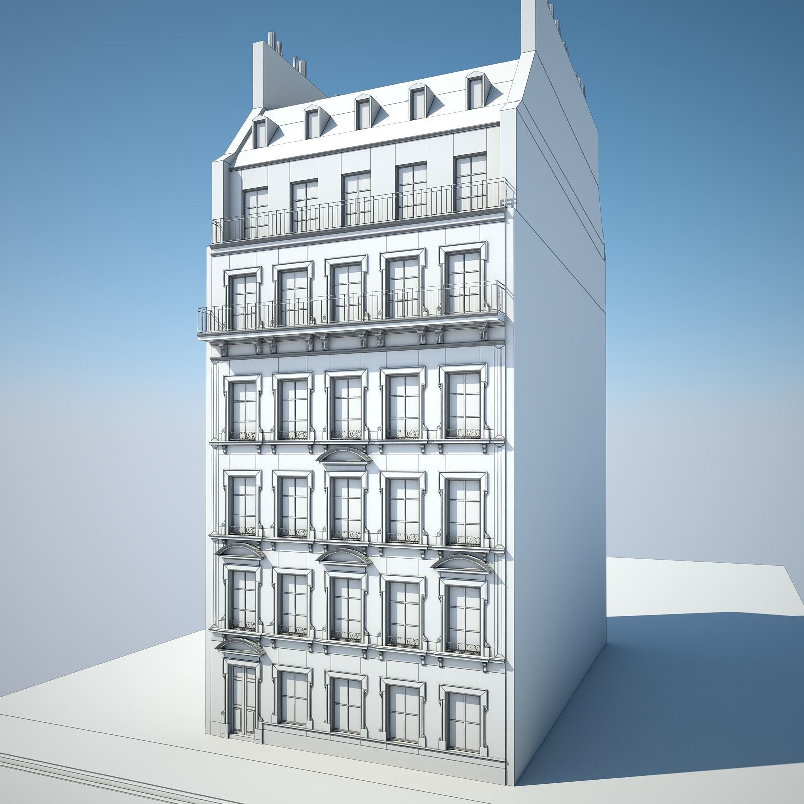 Old Building II 3D model_12