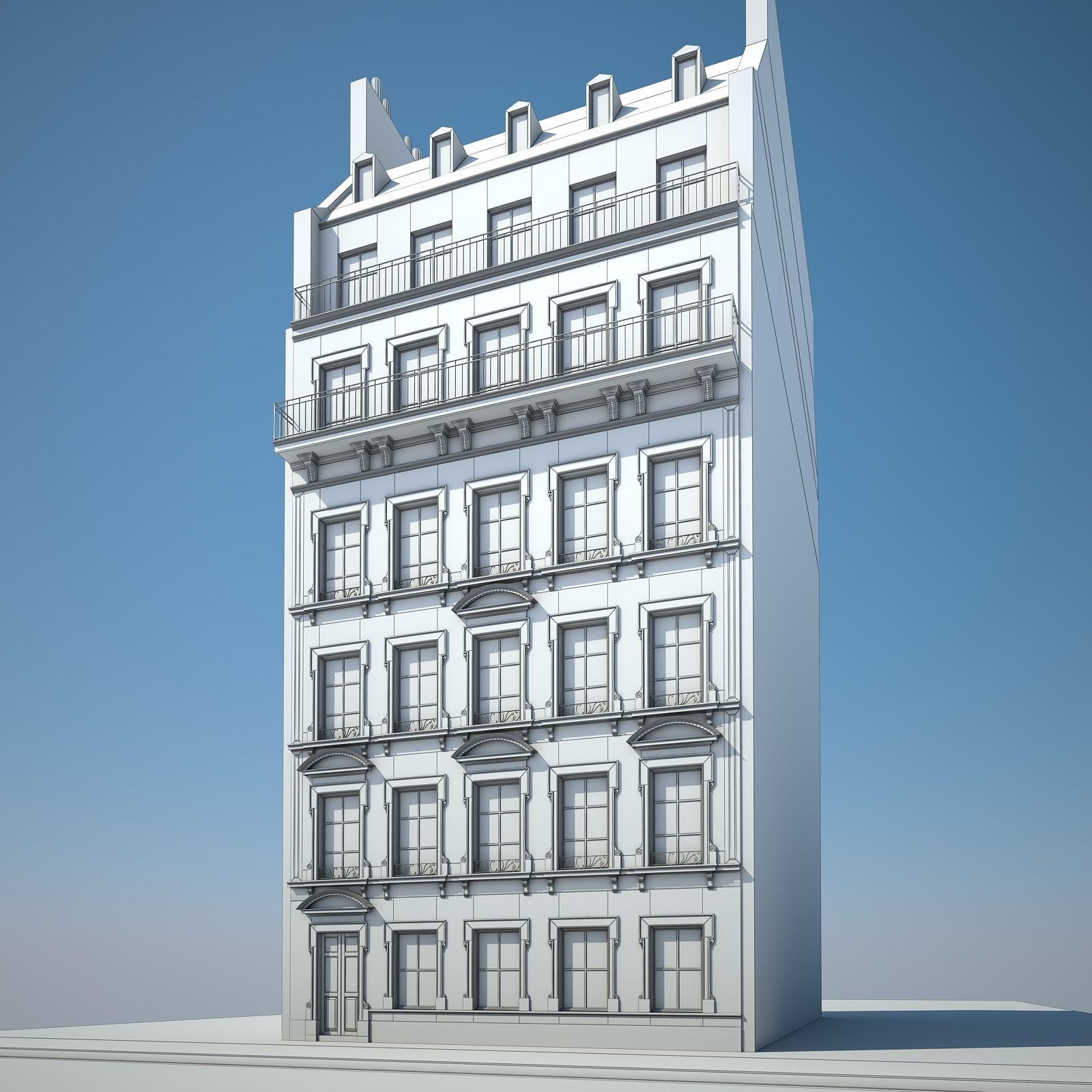 Old Building II 3D model_7