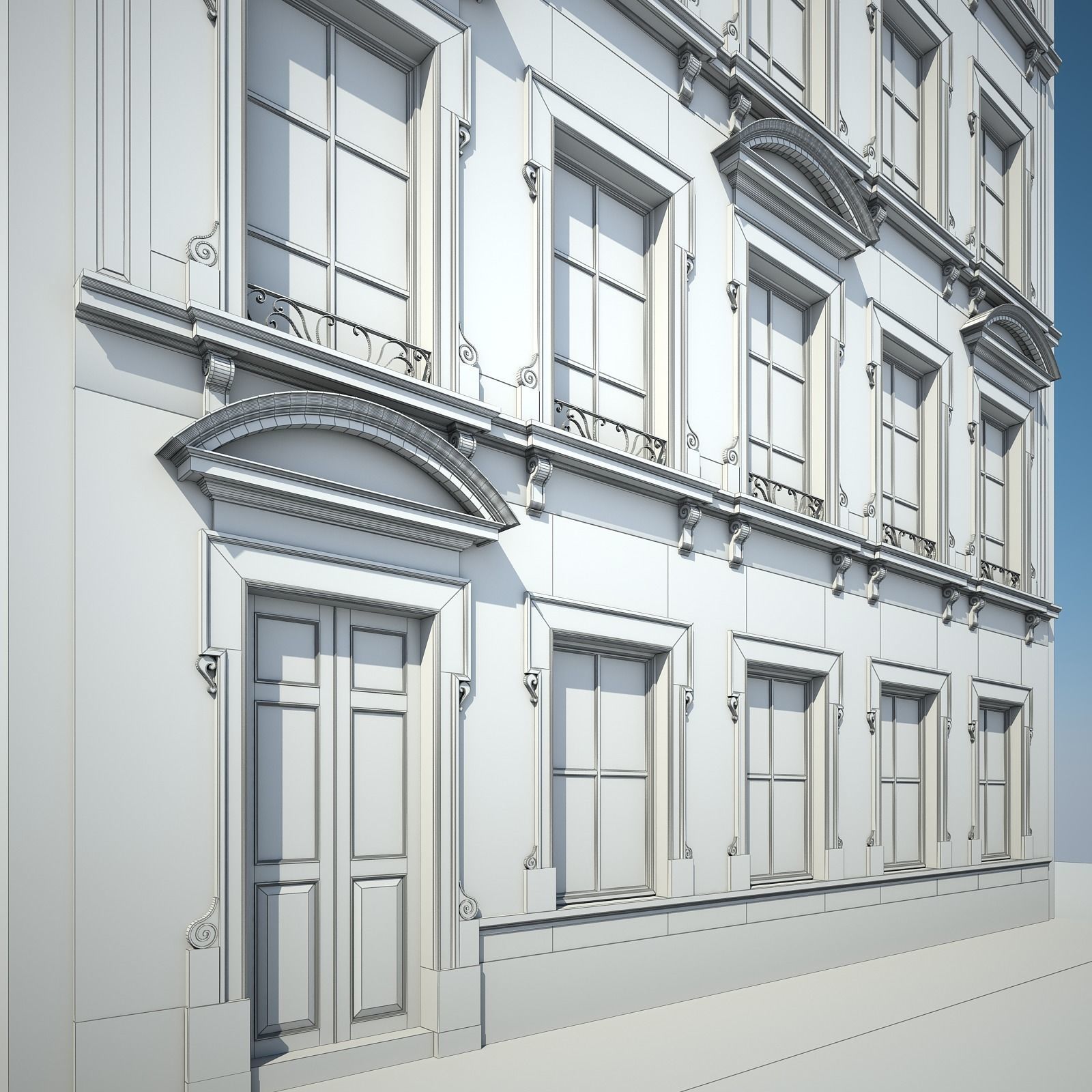 Old Building II 3D model_10