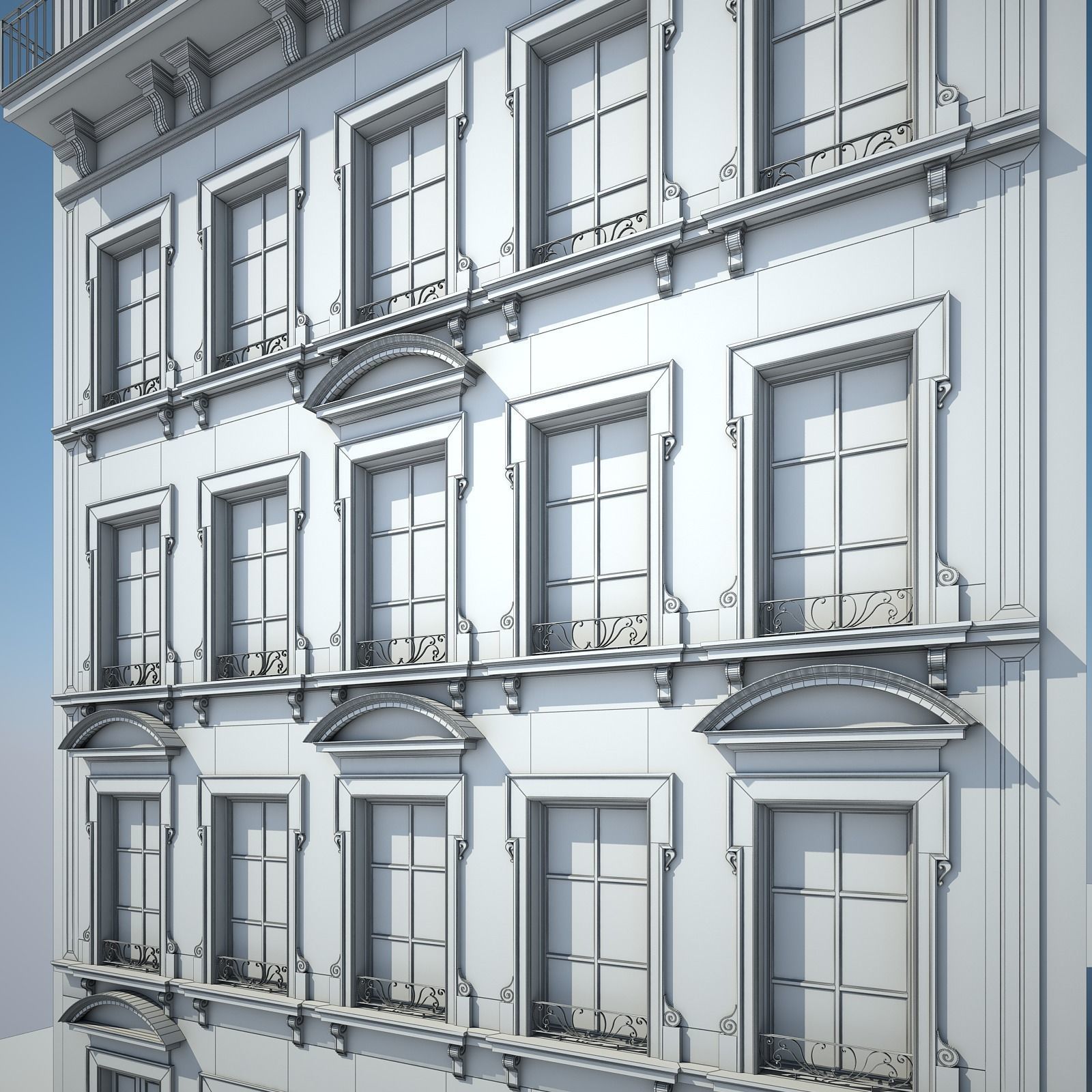 Old Building II 3D model_11