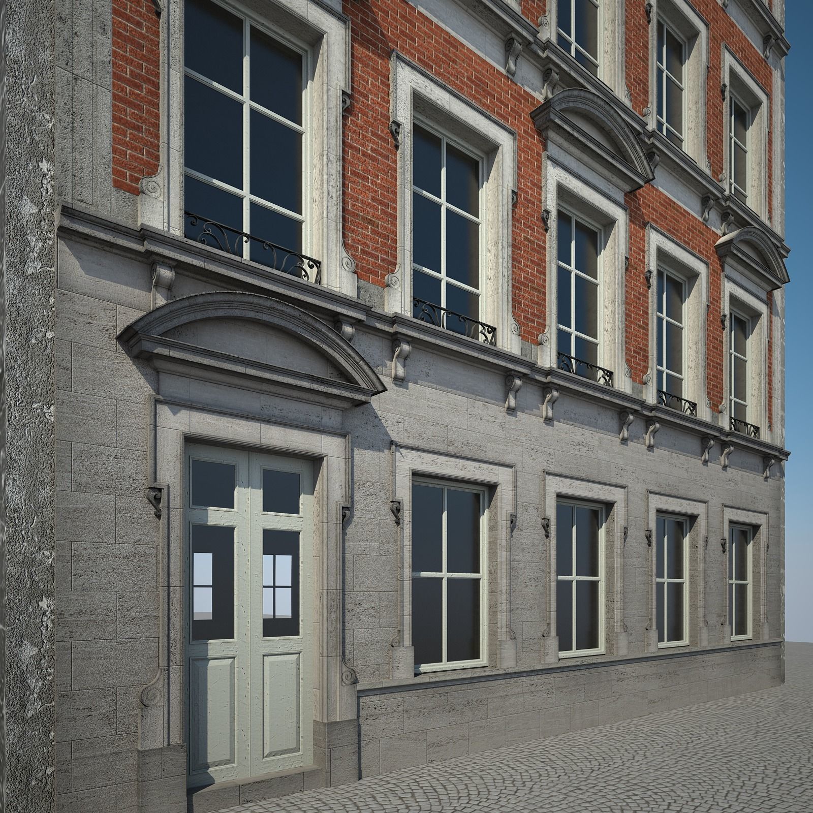 Old Building II 3D model_3