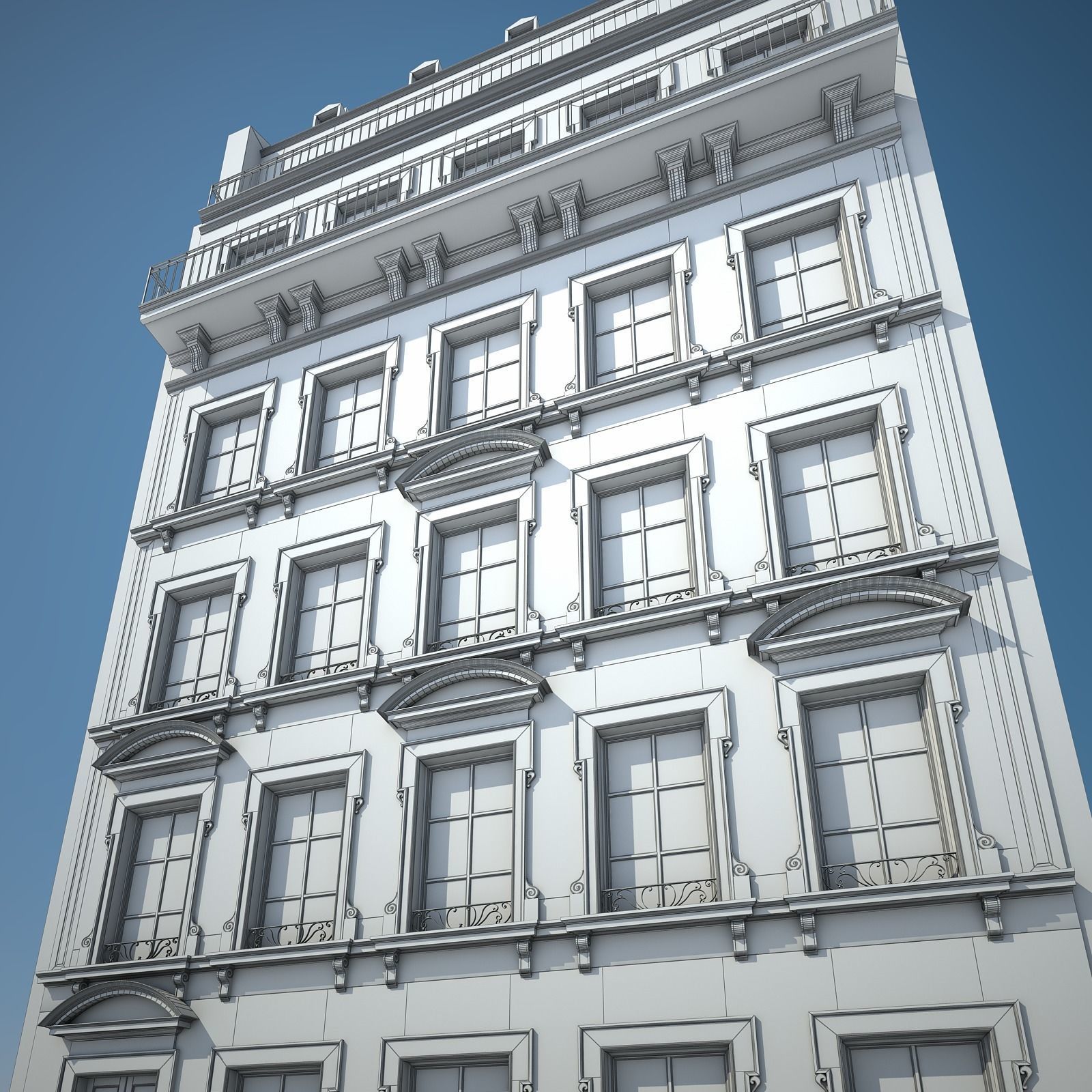 Old Building II 3D model_9