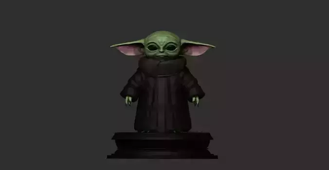 Baby Yoda 3D File 3D model