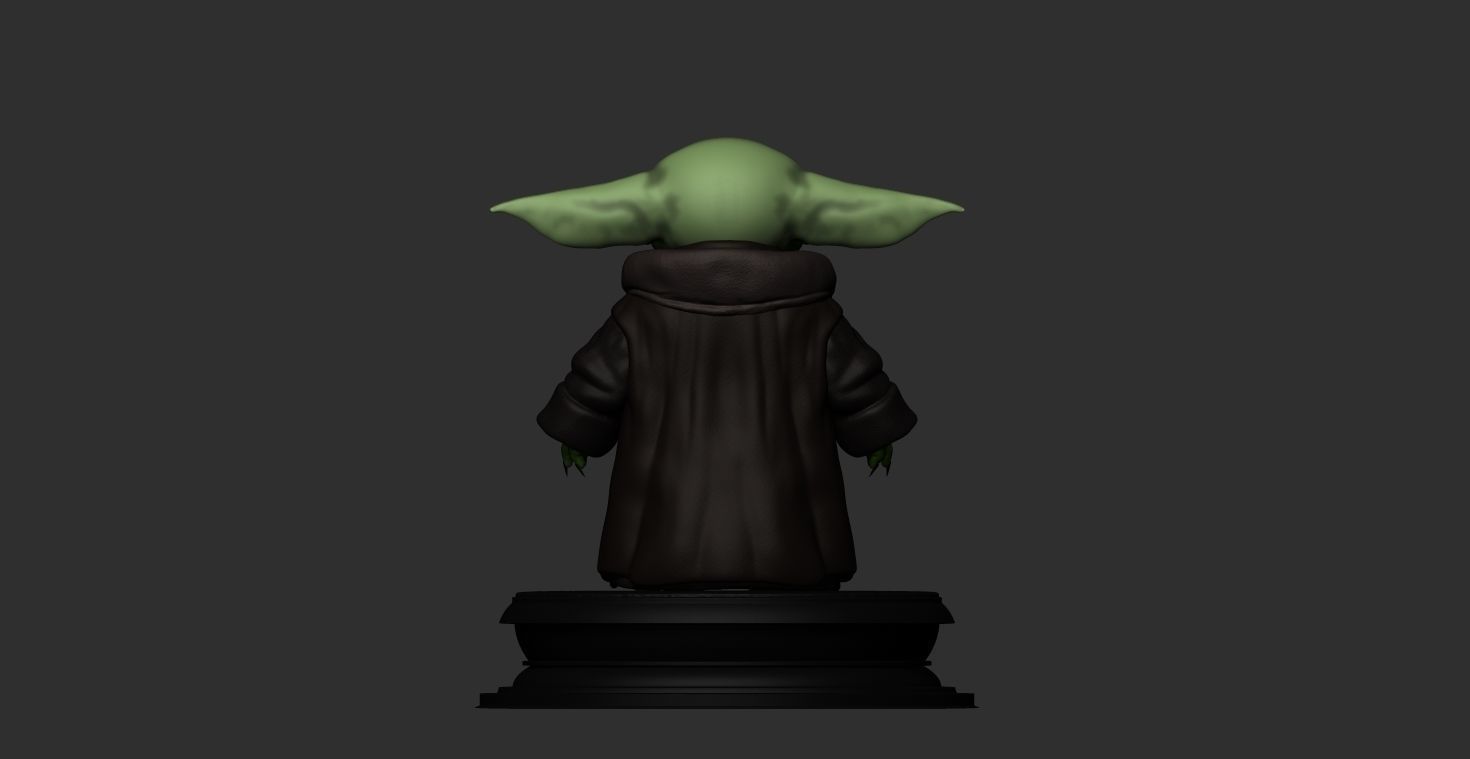 Baby Yoda 3D File 3D model_2