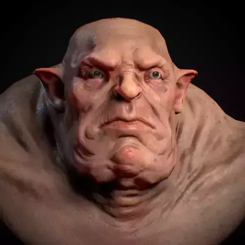 Unity Ready RPG - Ogre Low-poly 3D model