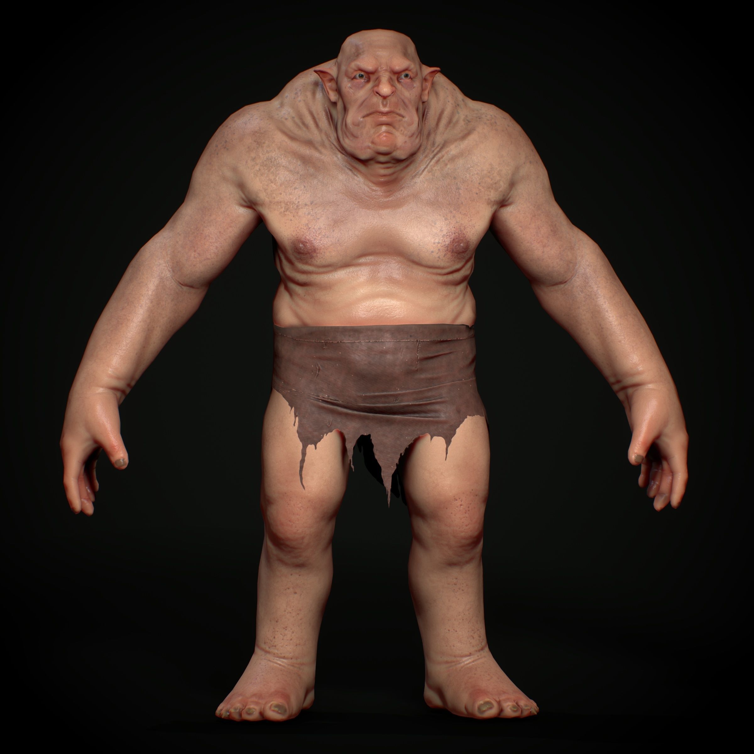 Unity Ready RPG - Ogre Low-poly 3D model_1