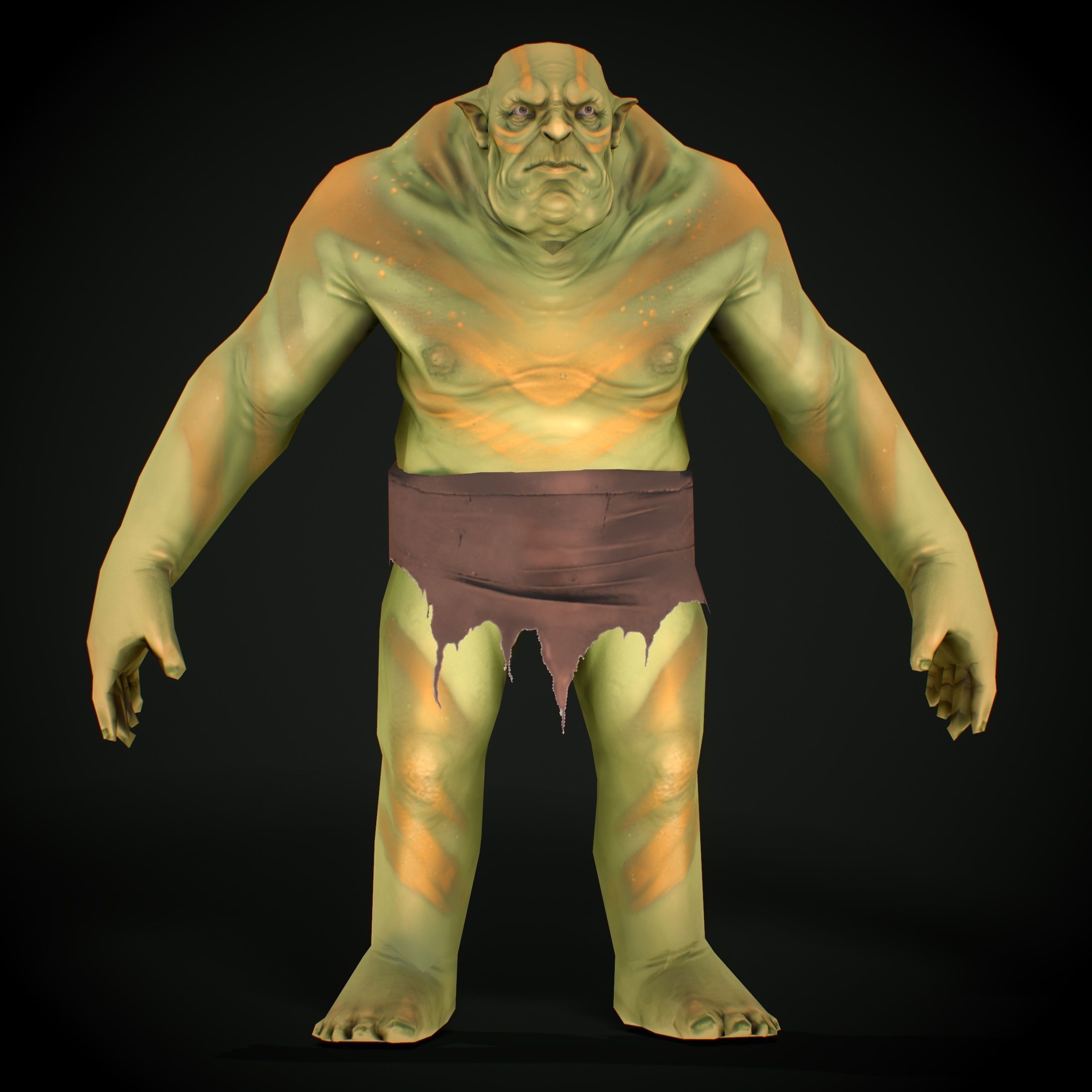 Unity Ready RPG - Ogre Low-poly 3D model_14