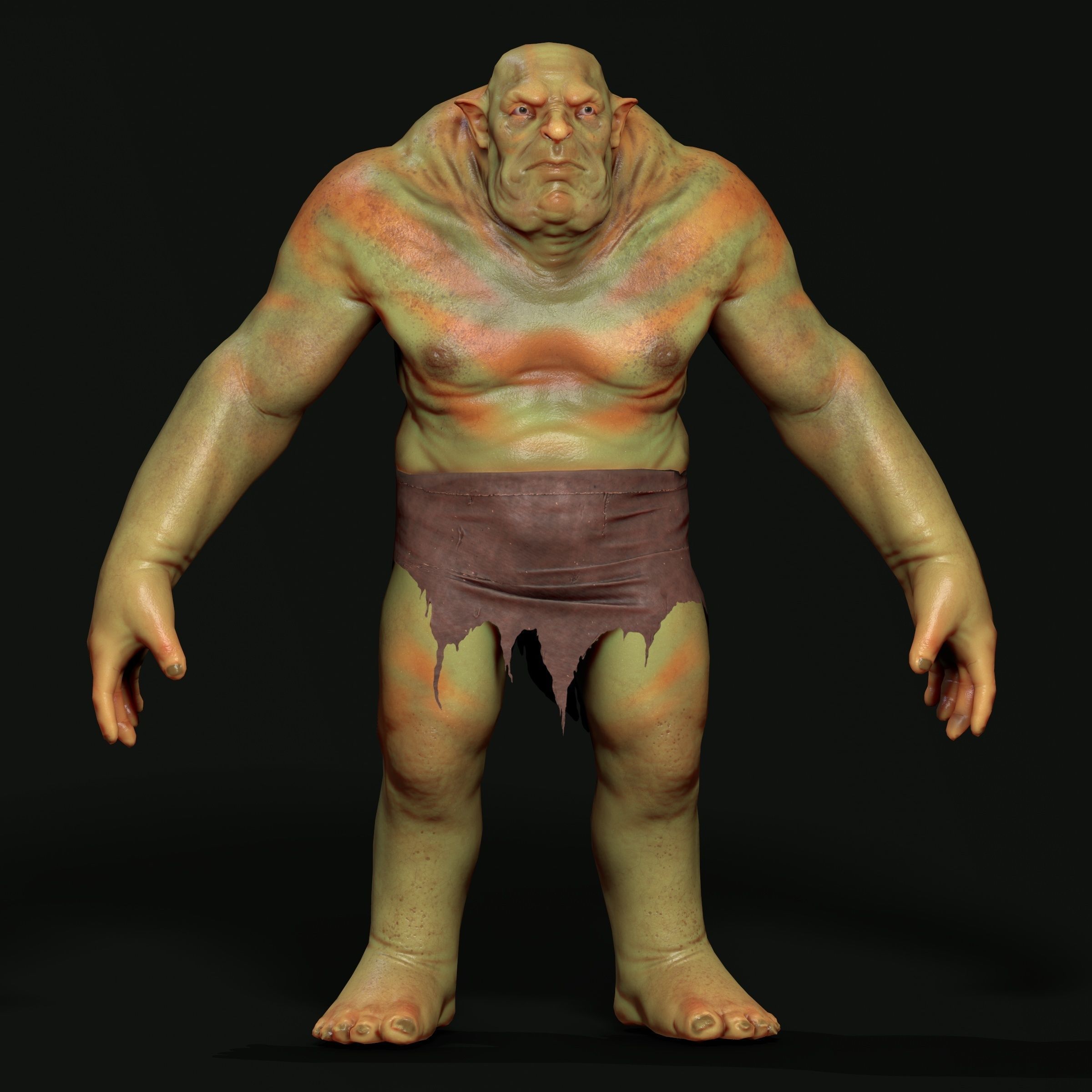 Unity Ready RPG - Ogre Low-poly 3D model_6