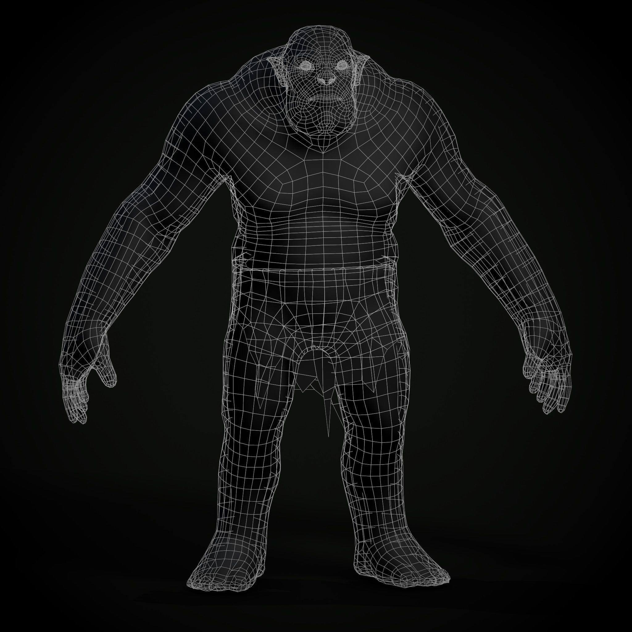 Unity Ready RPG - Ogre Low-poly 3D model_18