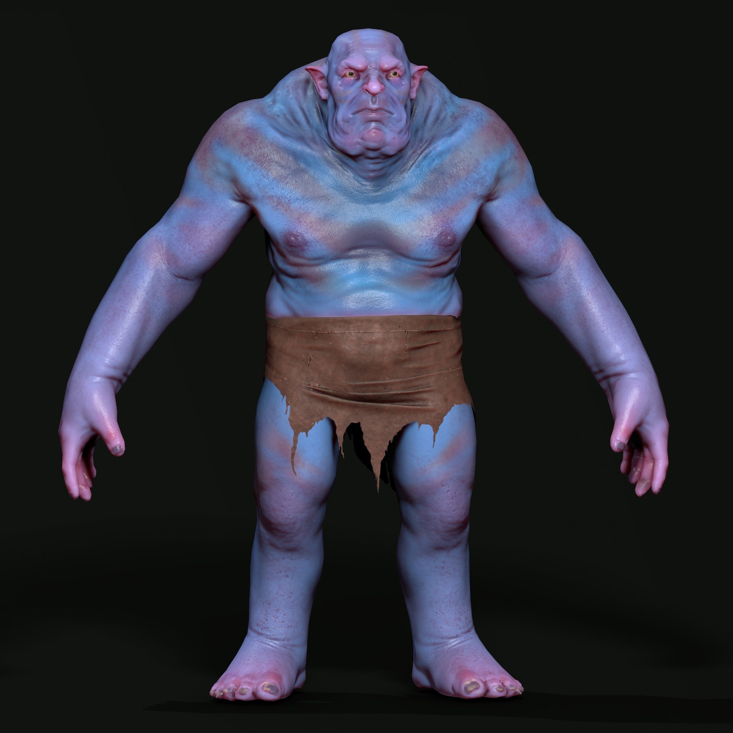 Unity Ready RPG - Ogre Low-poly 3D model_4