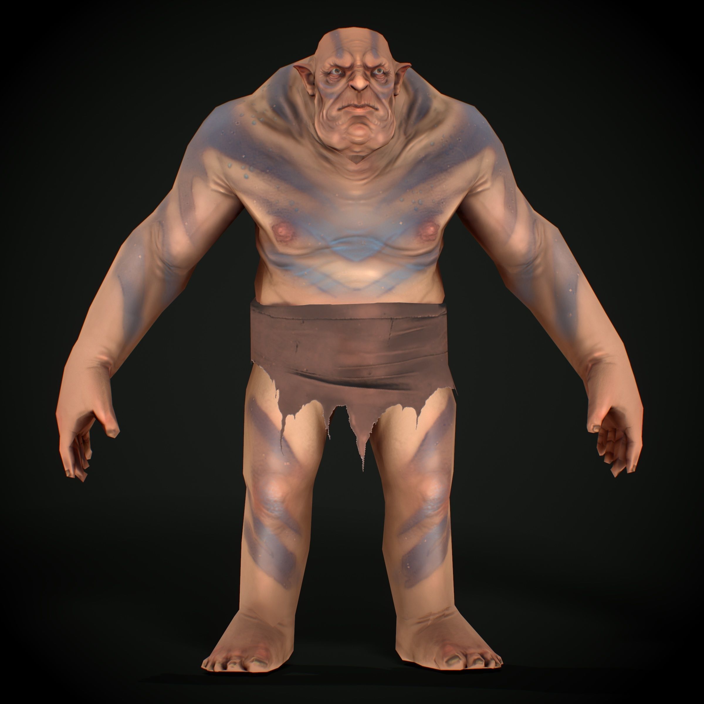 Unity Ready RPG - Ogre Low-poly 3D model_8