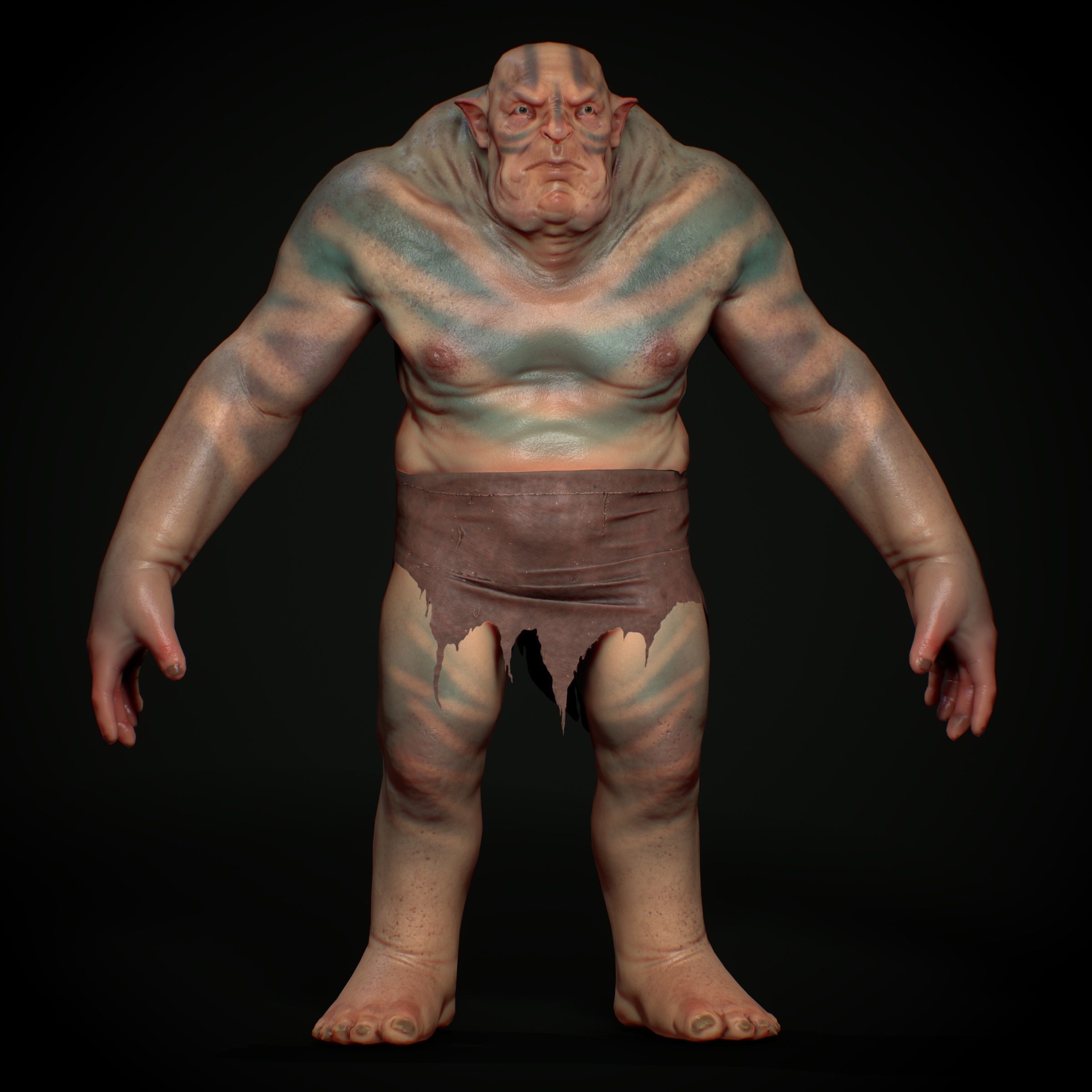 Unity Ready RPG - Ogre Low-poly 3D model_2