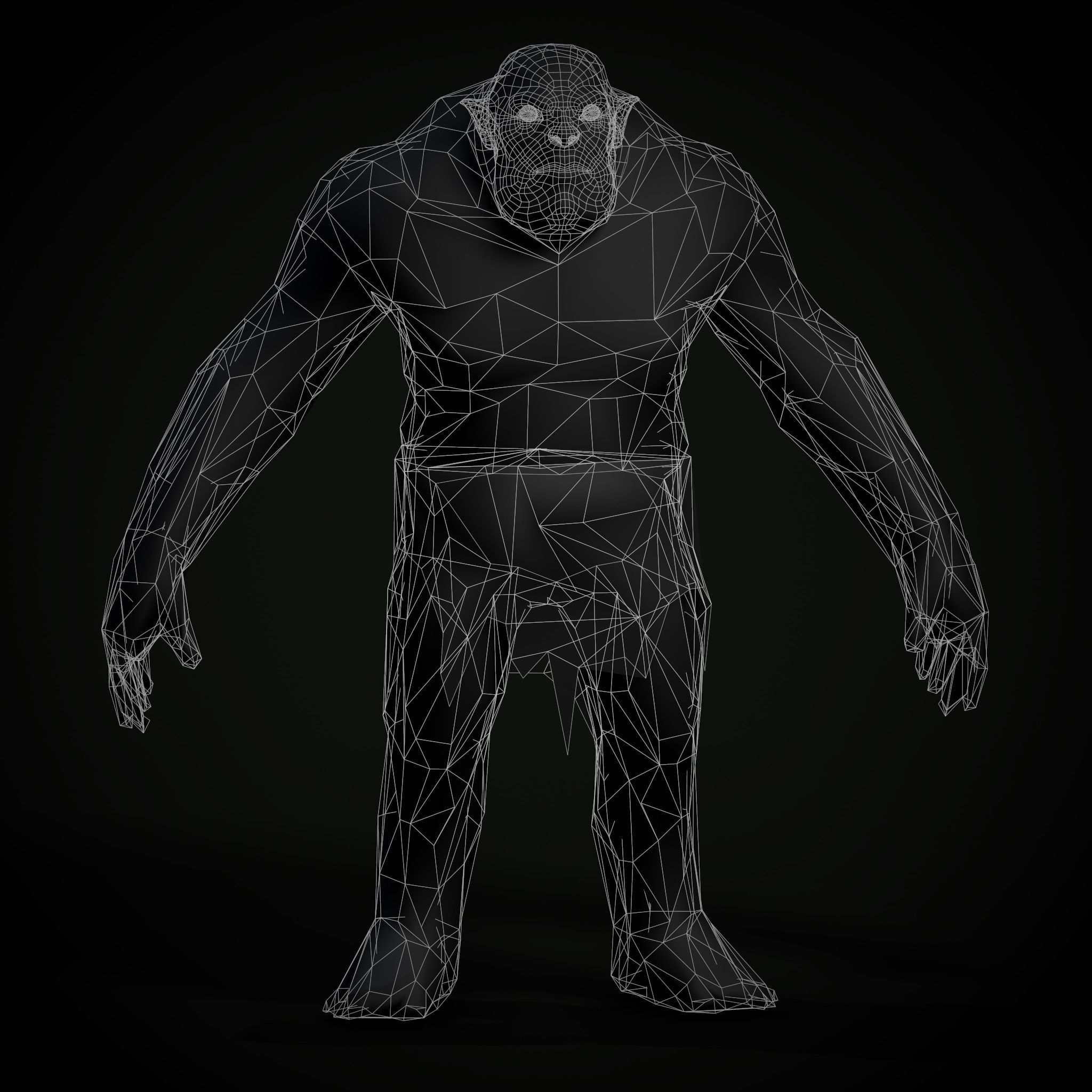 Unity Ready RPG - Ogre Low-poly 3D model_19